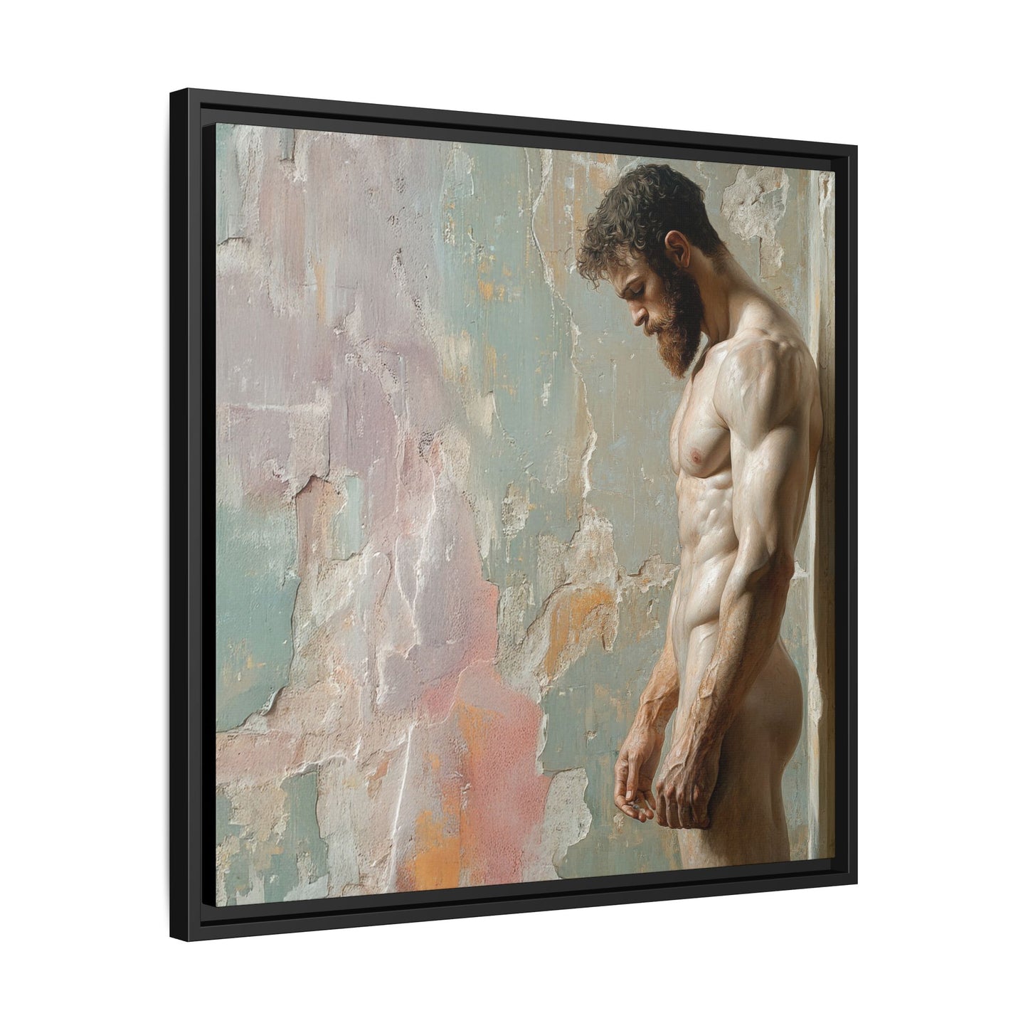 Waiting In Silence  -- Framed Matte Canvas Print