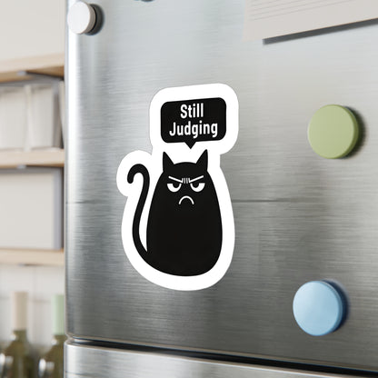 Grumpy Cat Still Judging Sticker | Kiss-Cut Vinyl Decal