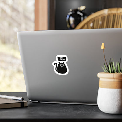 Grumpy Cat Still Judging Sticker | Kiss-Cut Vinyl Decal