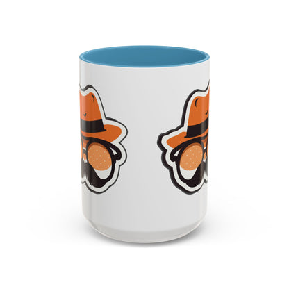 Retro Mustache Man Coffee Mug – Accent 11/15oz