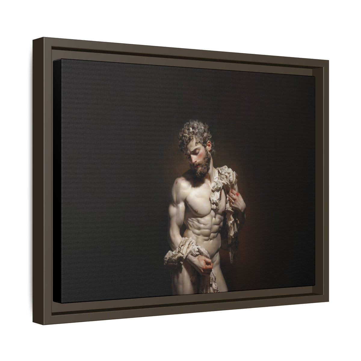 Spotlight On Innocence  -  Framed Canvas Print
