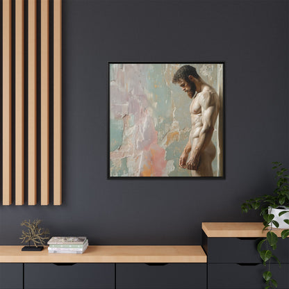 Waiting In Silence  -- Framed Matte Canvas Print