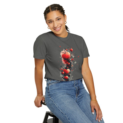 Flowing Hearts  -  Unisex Garment-Dyed T-shirt