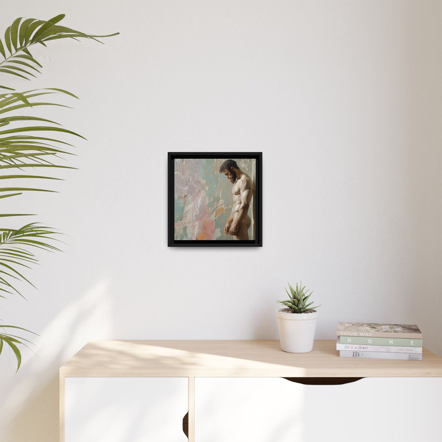 Waiting In Silence  -- Framed Matte Canvas Print