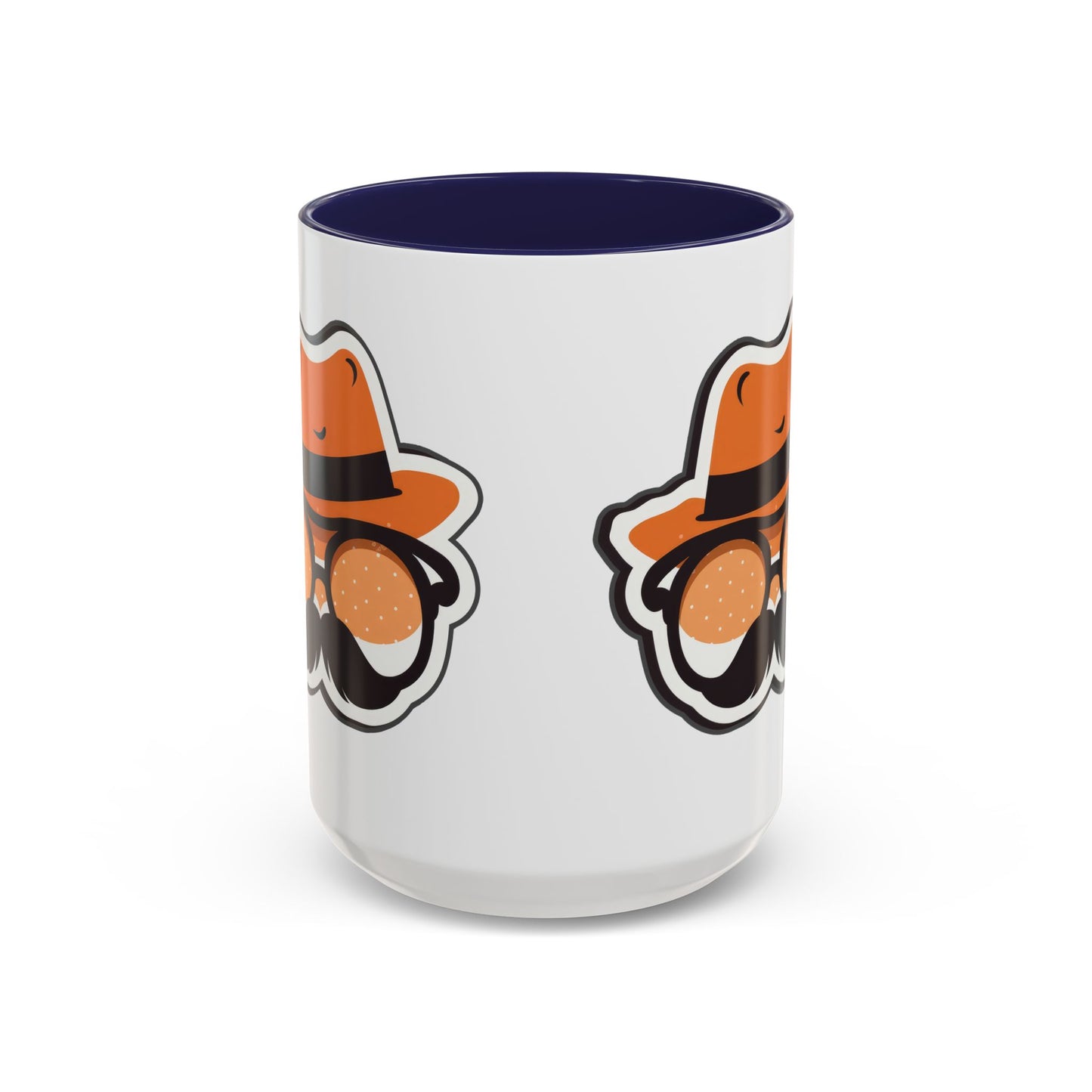 Retro Mustache Man Coffee Mug – Accent 11/15oz