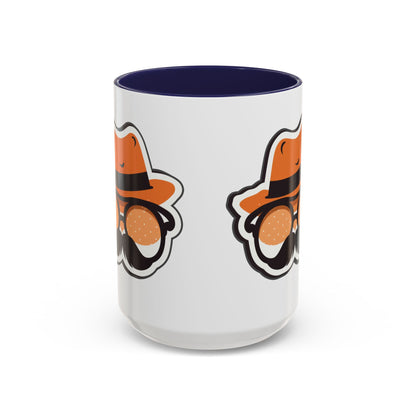 Retro Mustache Man Coffee Mug – Accent 11/15oz