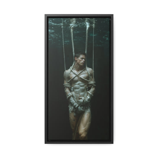 All Tied Up 2  -  Gallery Canvas Wrap, Vertical Frame