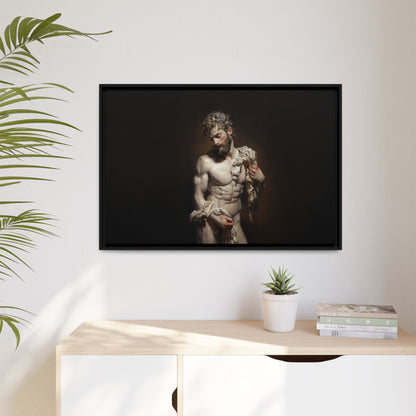 Spotlight On Innocence  -  Framed Canvas Print