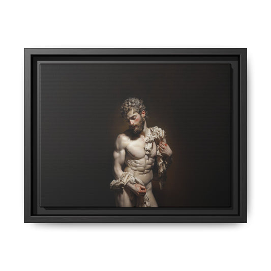Spotlight On Innocence  -  Framed Canvas Print