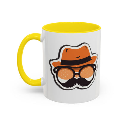 Retro Mustache Man Coffee Mug – Accent 11/15oz