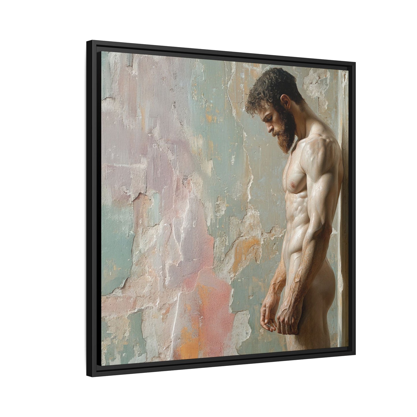 Waiting In Silence  -- Framed Matte Canvas Print