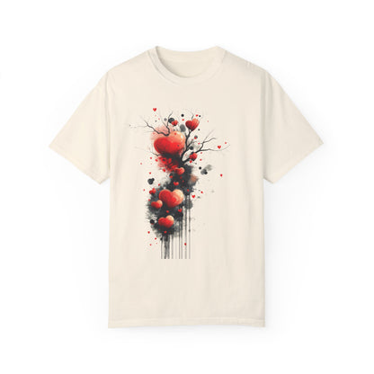Flowing Hearts  -  Unisex Garment-Dyed T-shirt
