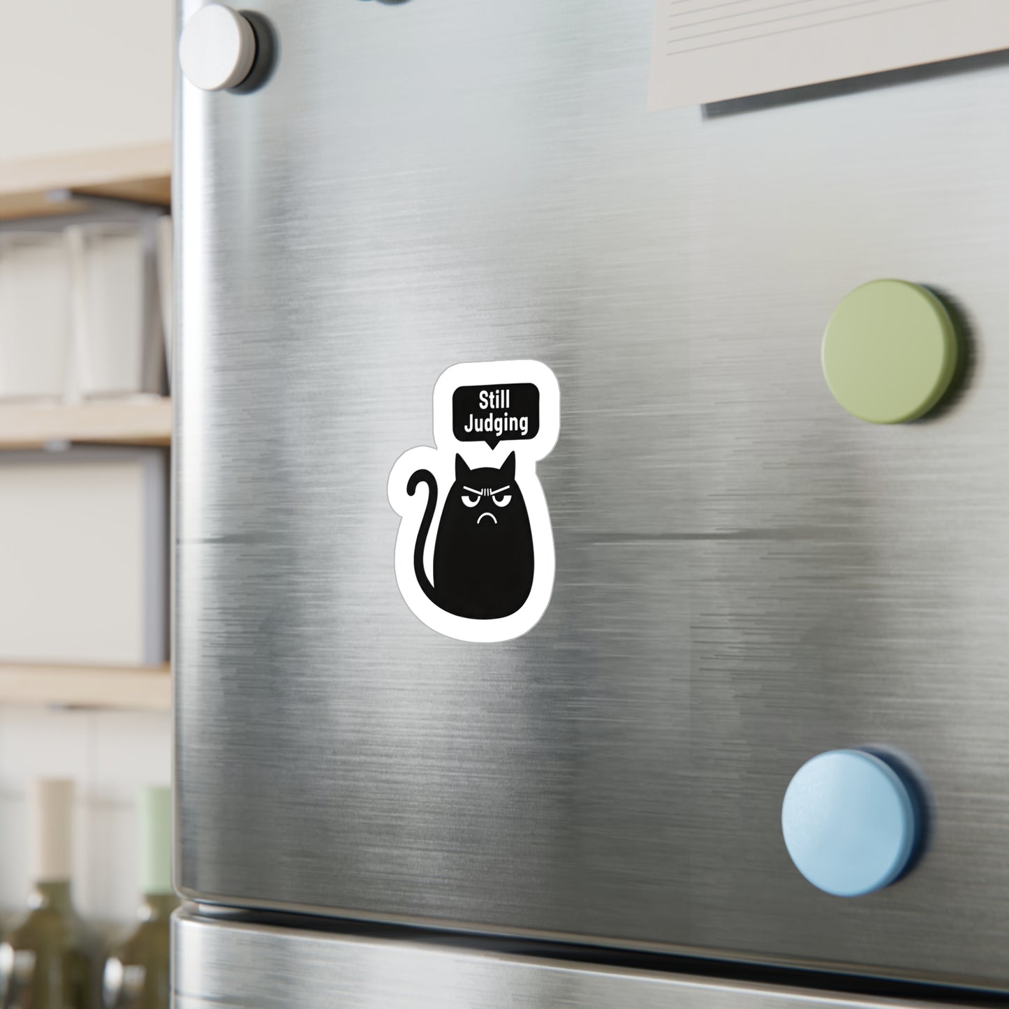 Grumpy Cat Still Judging Sticker | Kiss-Cut Vinyl Decal