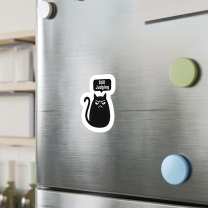 Grumpy Cat Still Judging Sticker | Kiss-Cut Vinyl Decal