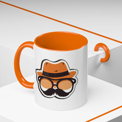 Retro Mustache Man Coffee Mug – Accent 11/15oz