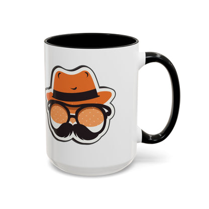 Retro Mustache Man Coffee Mug – Accent 11/15oz