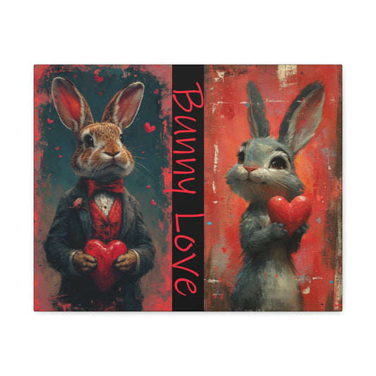 Bunny Love  -  Canvas Gallery Wrap