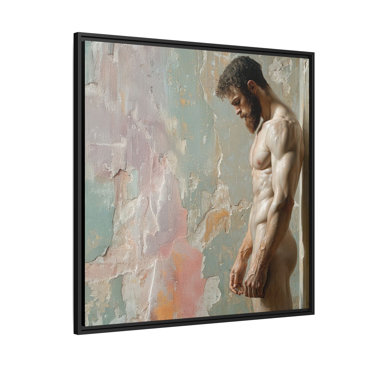 Waiting In Silence  -- Framed Matte Canvas Print