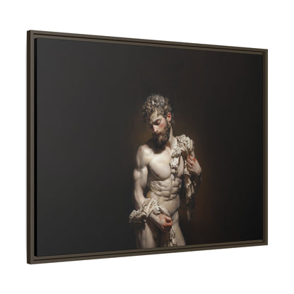 Spotlight On Innocence  -  Framed Canvas Print