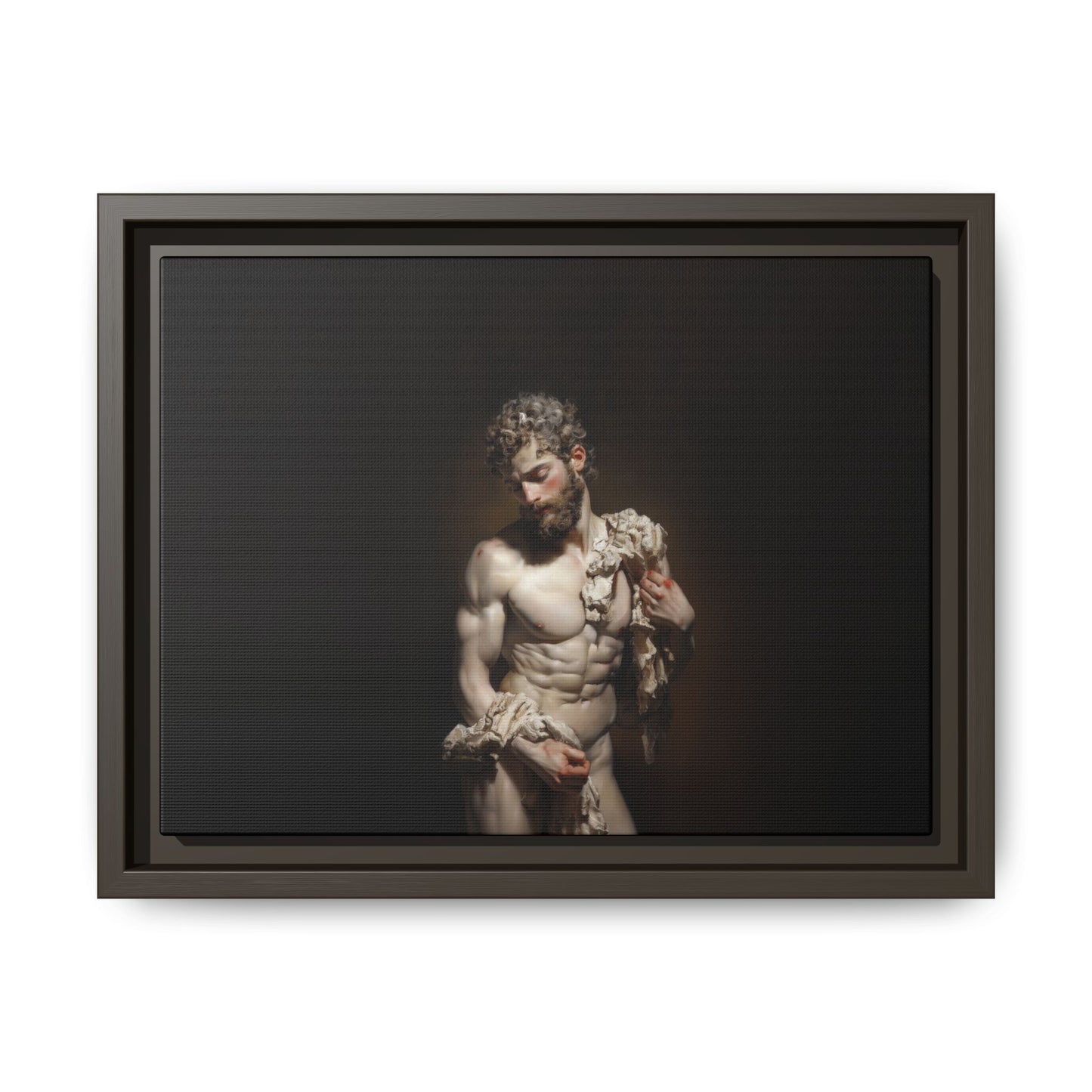 Spotlight On Innocence  -  Framed Canvas Print