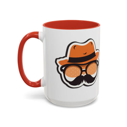 Retro Mustache Man Coffee Mug – Accent 11/15oz