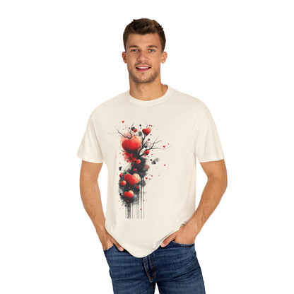 Flowing Hearts  -  Unisex Garment-Dyed T-shirt