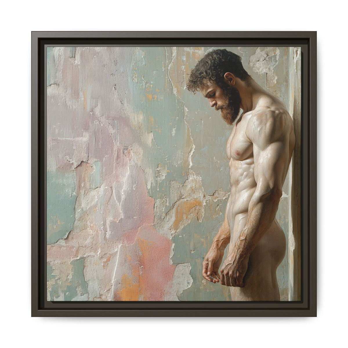 Waiting In Silence  -- Framed Matte Canvas Print