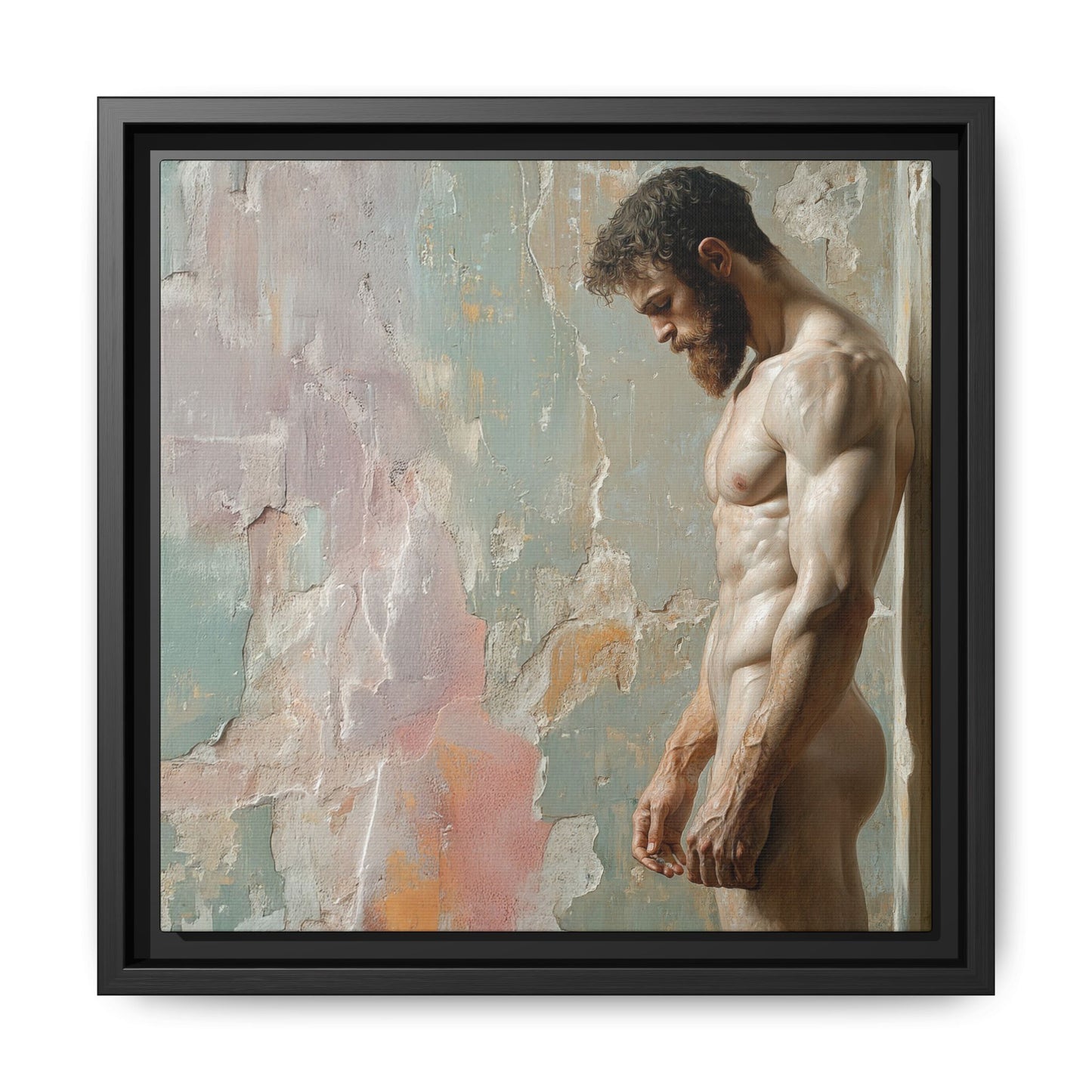 Waiting In Silence  -- Framed Matte Canvas Print