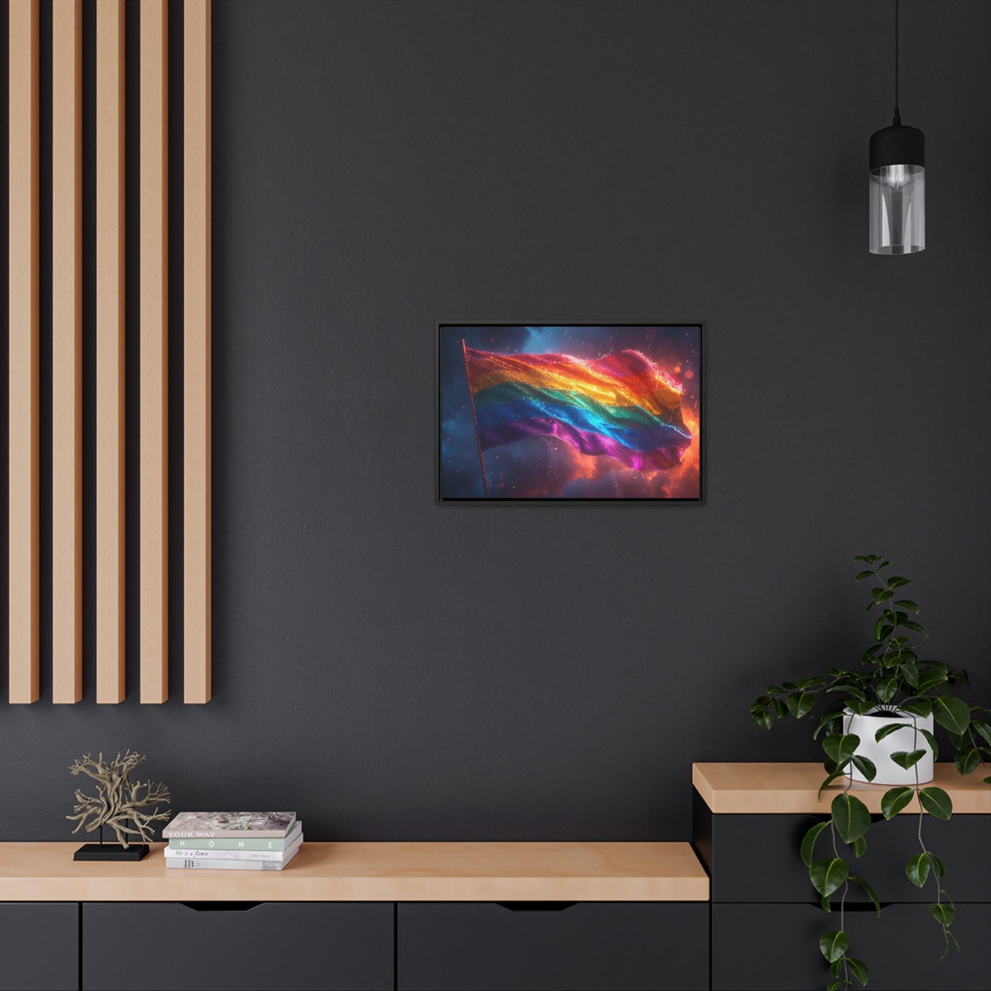 PRIDE - The Storm    -  Gallery Canvas Wrap, Horizontal Frame