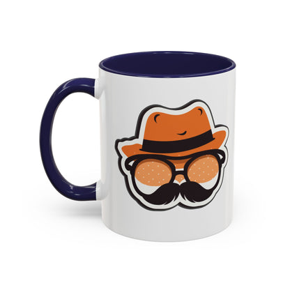 Retro Mustache Man Coffee Mug – Accent 11/15oz