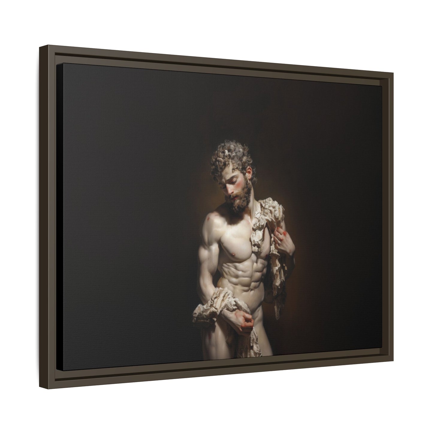 Spotlight On Innocence  -  Framed Canvas Print