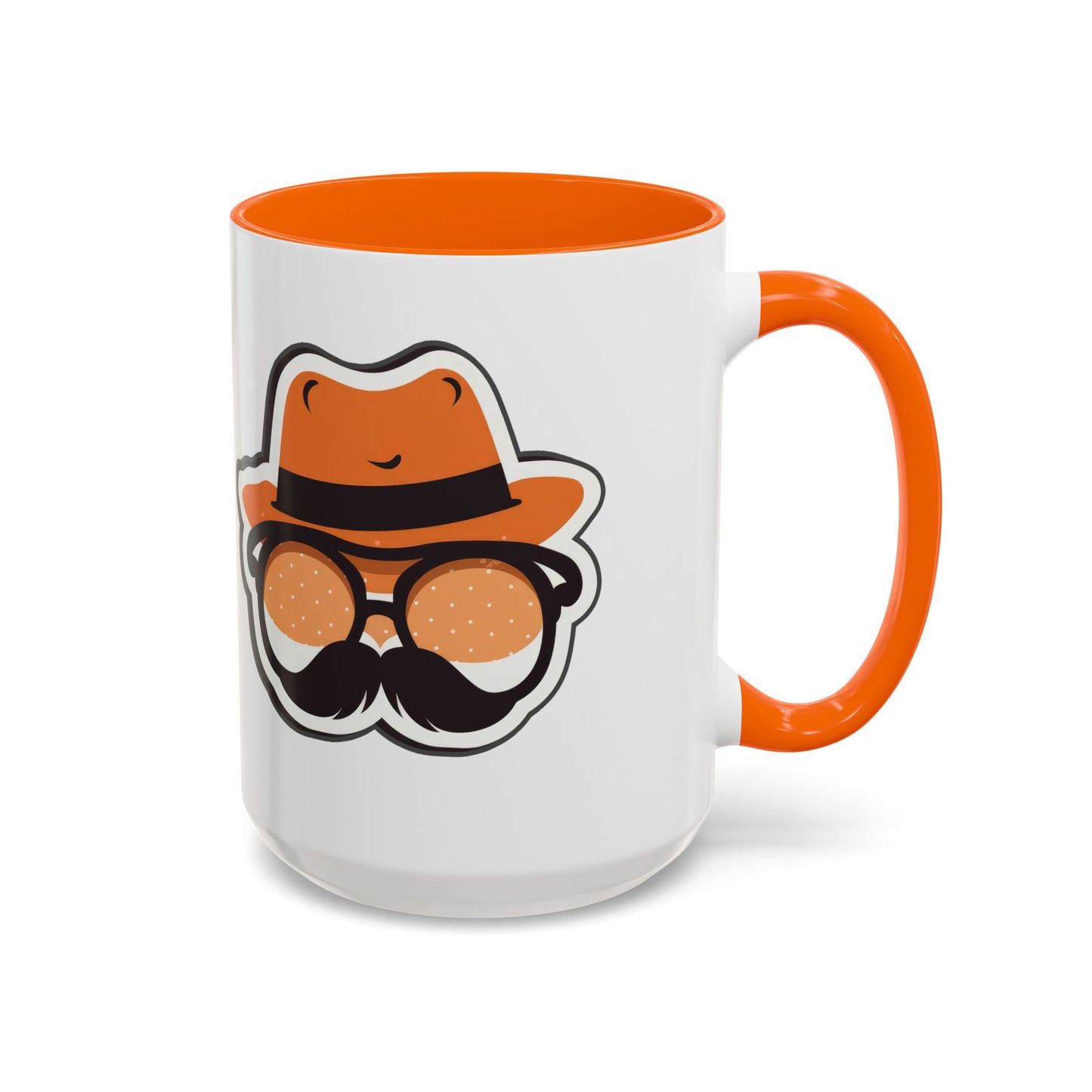 Retro Mustache Man Coffee Mug – Accent 11/15oz