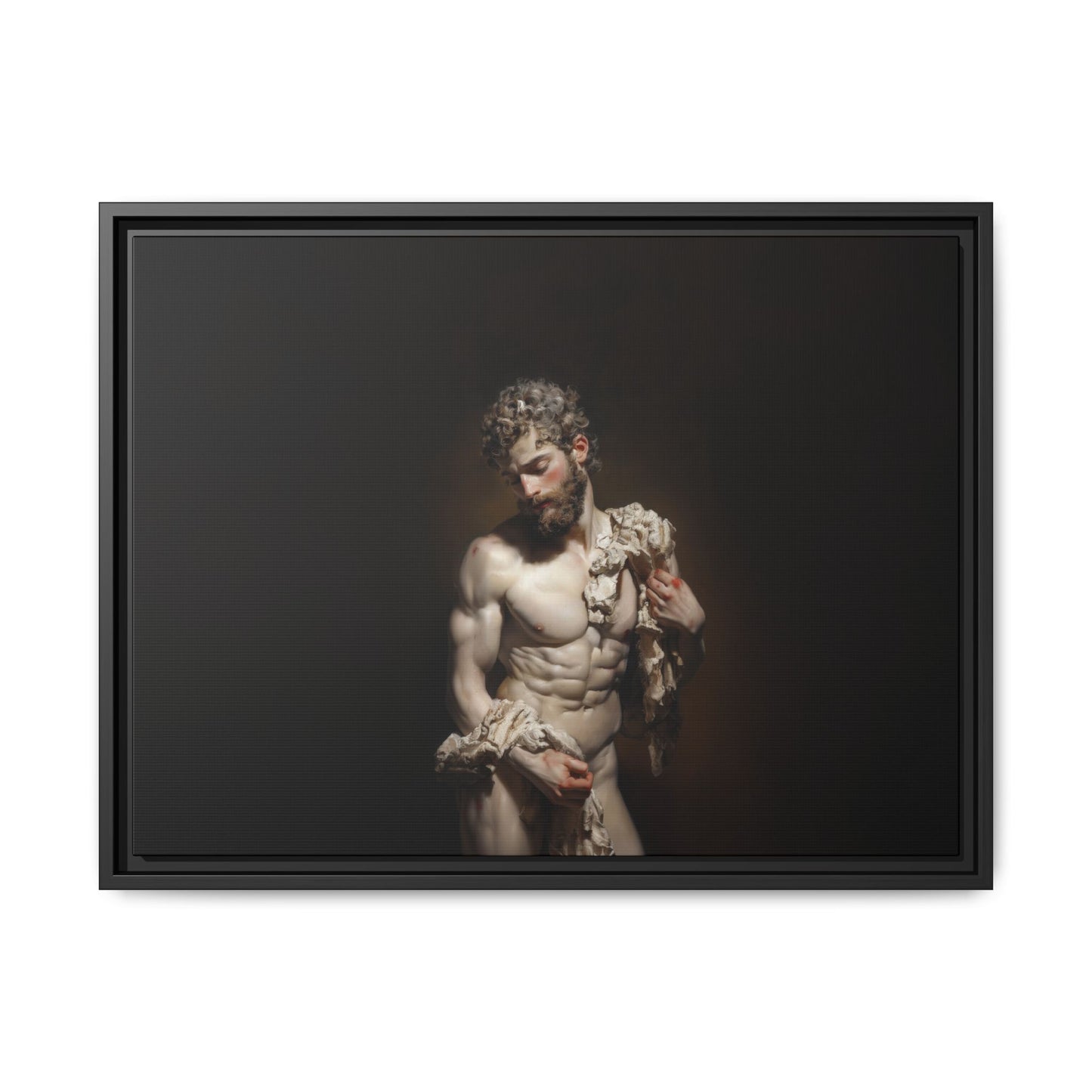 Spotlight On Innocence  -  Framed Canvas Print