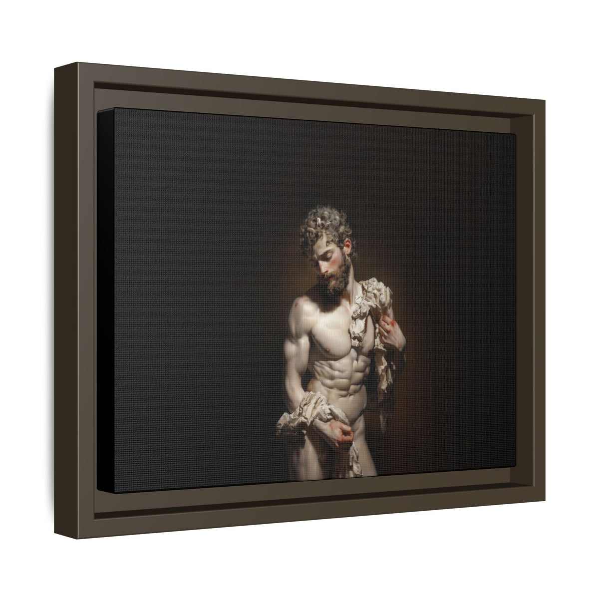Spotlight On Innocence  -  Framed Canvas Print