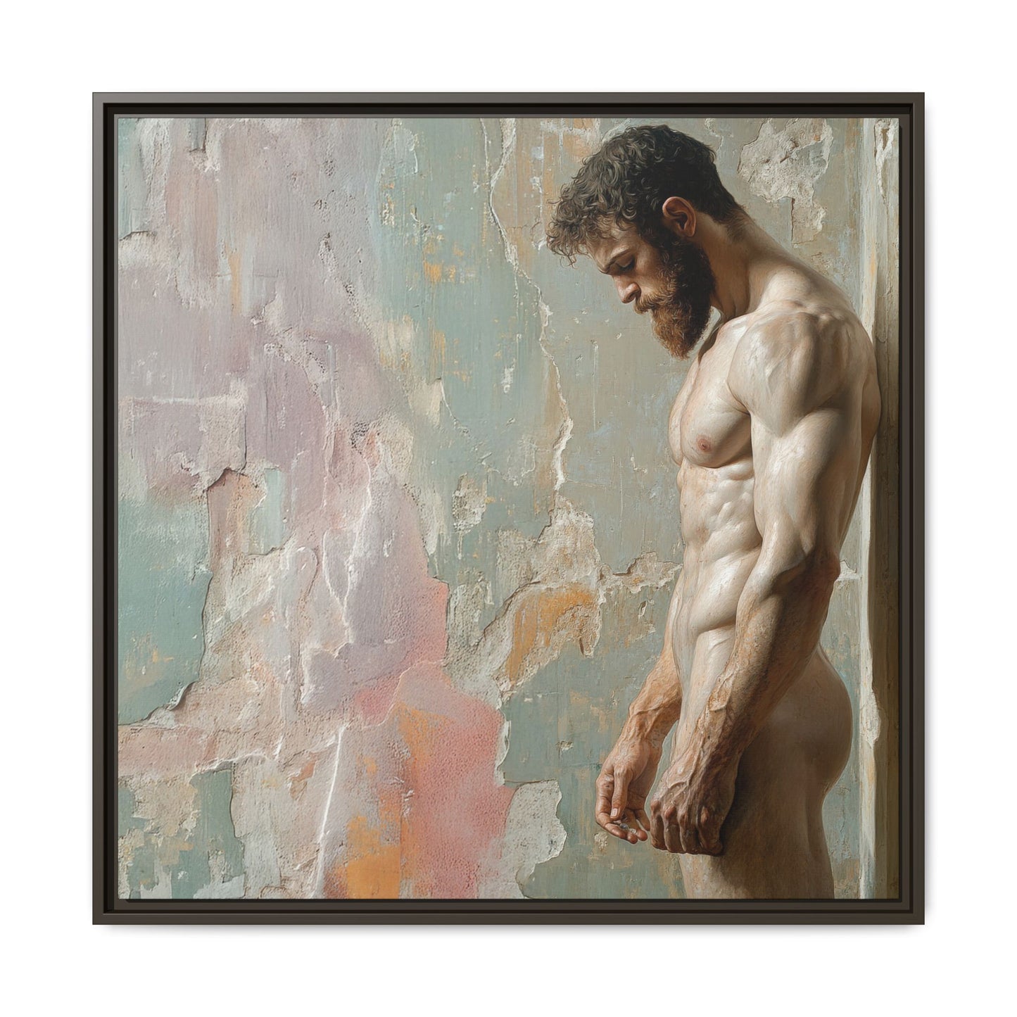 Waiting In Silence  -- Framed Matte Canvas Print