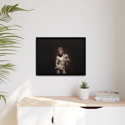 Spotlight On Innocence  -  Framed Canvas Print