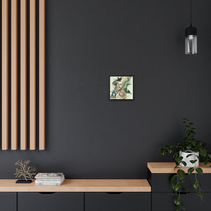 The Twins -  Gallery Canvas Wraps, Square Frame