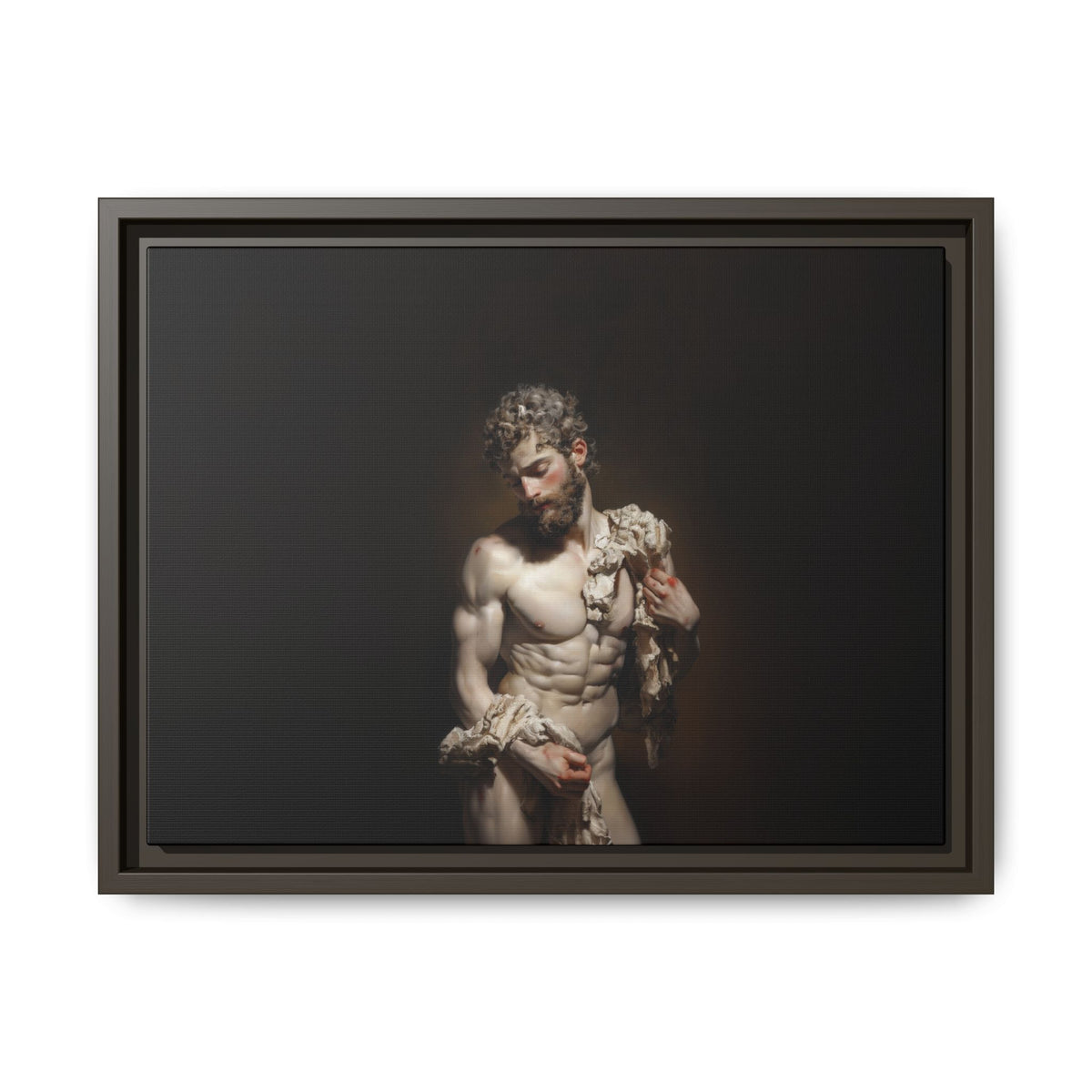 Spotlight On Innocence  -  Framed Canvas Print
