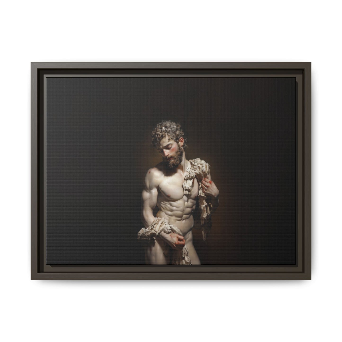 Spotlight On Innocence  -  Framed Canvas Print