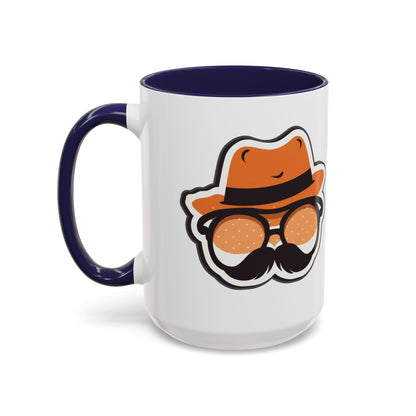 Retro Mustache Man Coffee Mug – Accent 11/15oz