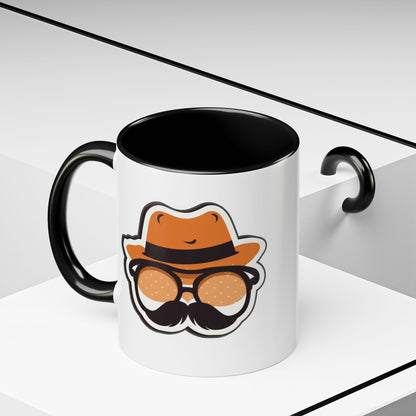 Retro Mustache Man Coffee Mug – Accent 11/15oz