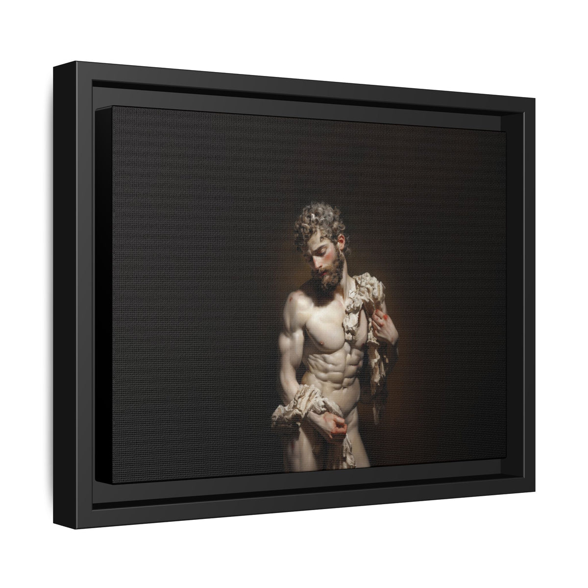 Spotlight On Innocence  -  Framed Canvas Print