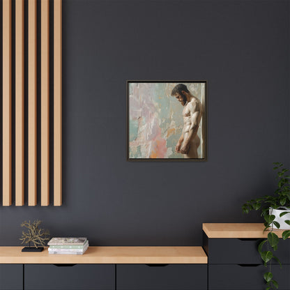 Waiting In Silence  -- Framed Matte Canvas Print