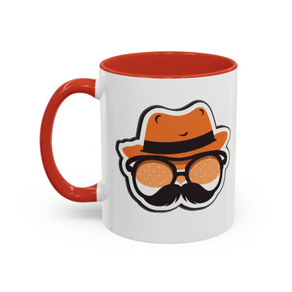 Retro Mustache Man Coffee Mug – Accent 11/15oz