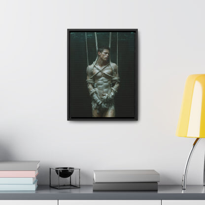 All Tied Up 2  -  Gallery Canvas Wrap, Vertical Frame