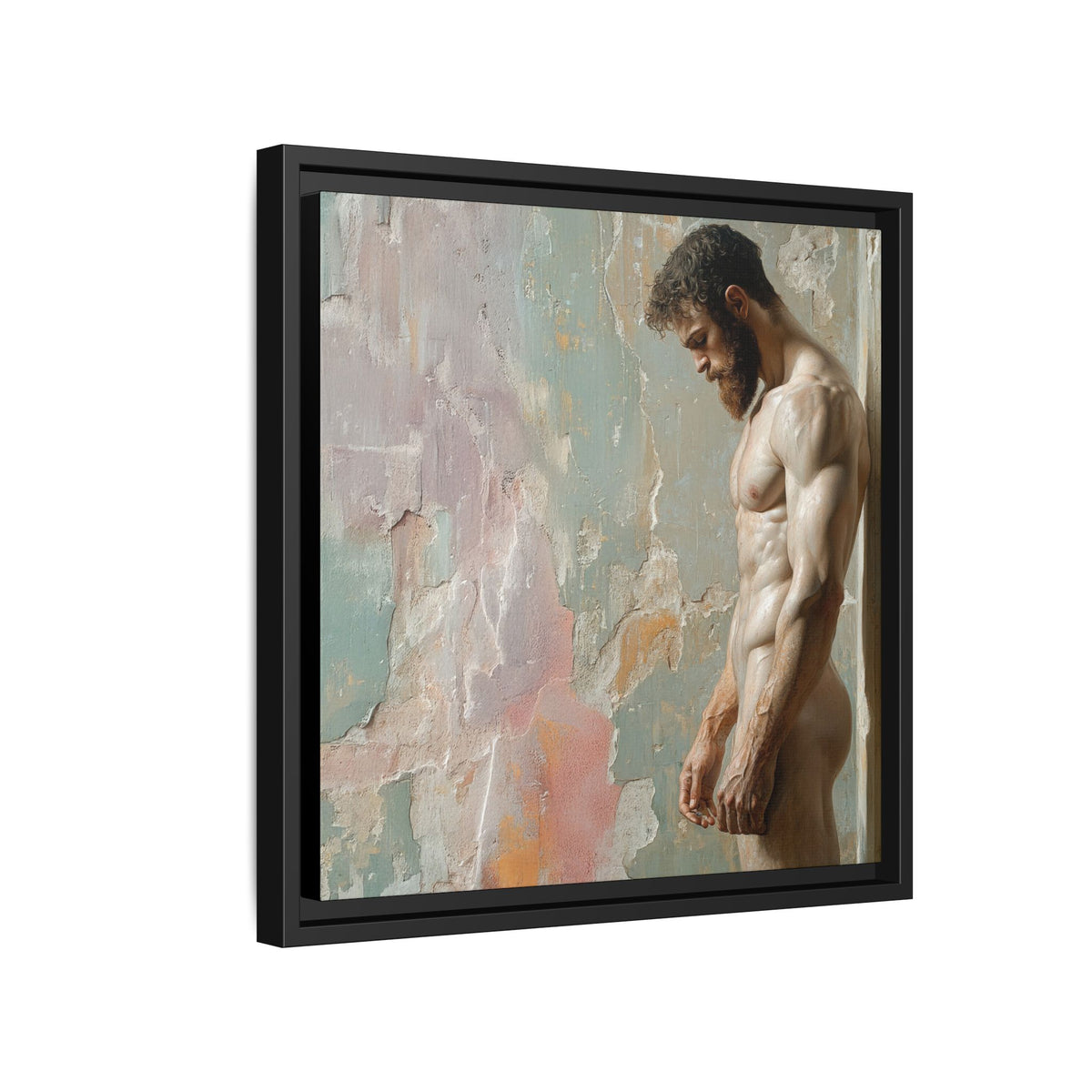 Waiting In Silence  -- Framed Matte Canvas Print