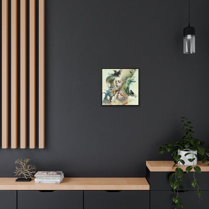 The Twins -  Gallery Canvas Wraps, Square Frame