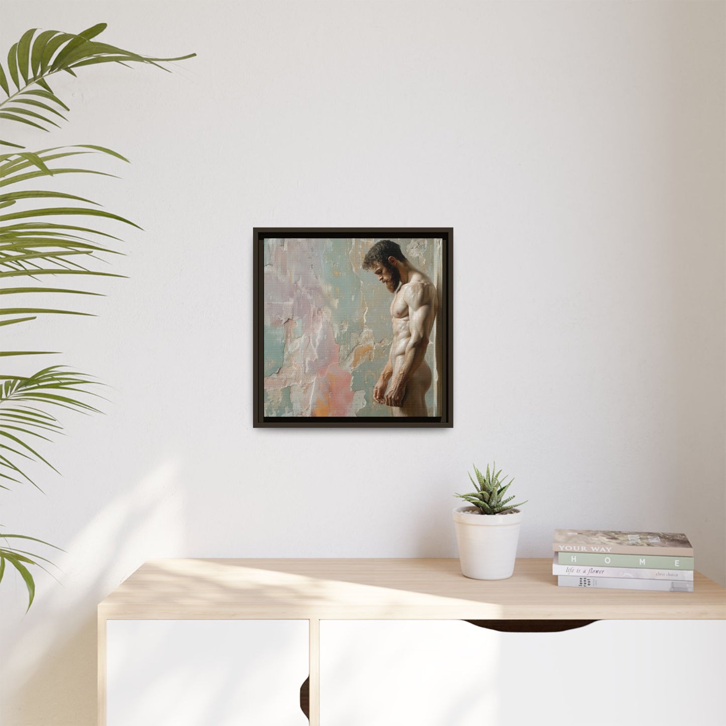 Waiting In Silence  -- Framed Matte Canvas Print