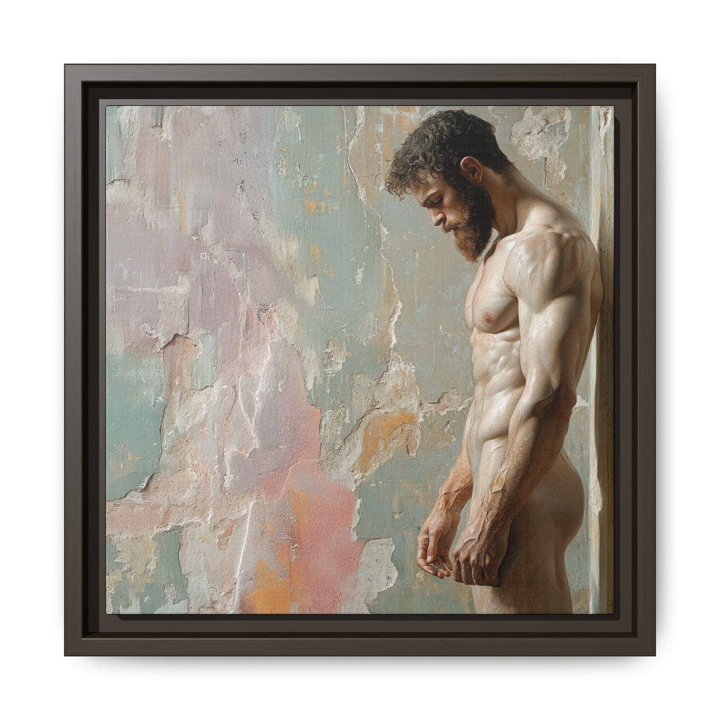 Waiting In Silence  -- Framed Matte Canvas Print