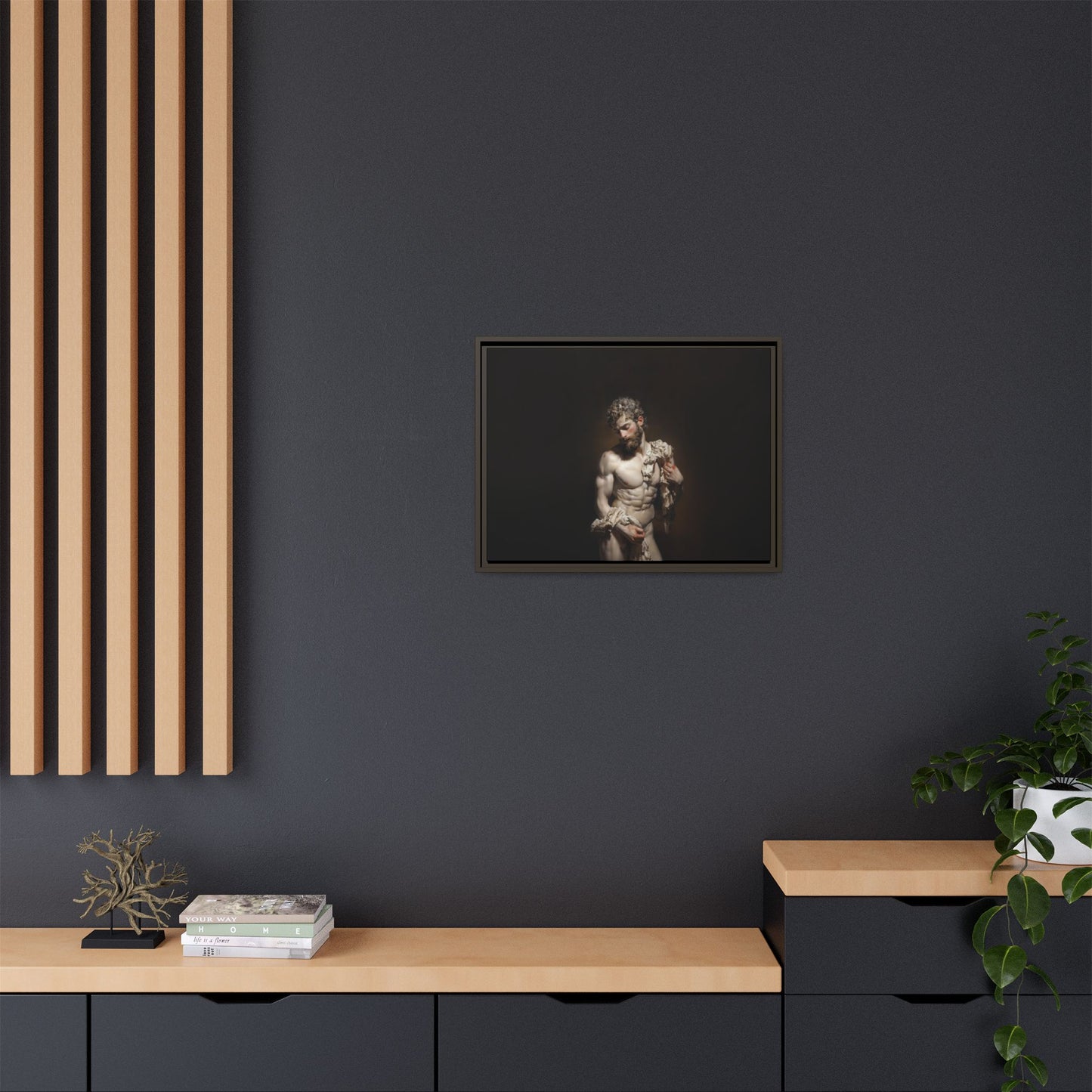 Spotlight On Innocence  -  Framed Canvas Print